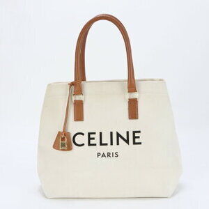 Celine Horizontal Cabas Leather Shoulder Bag Tote Business